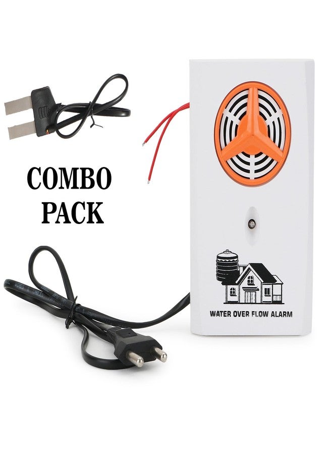 CHITRA-TECH Water Tank Overflow Alarm, in Both Hindi and English Language, Works with AC220-240V, Heavy Brass Parts,, Loud and Sweet Sound, with Water Sensor (CTWA04) - Image 2